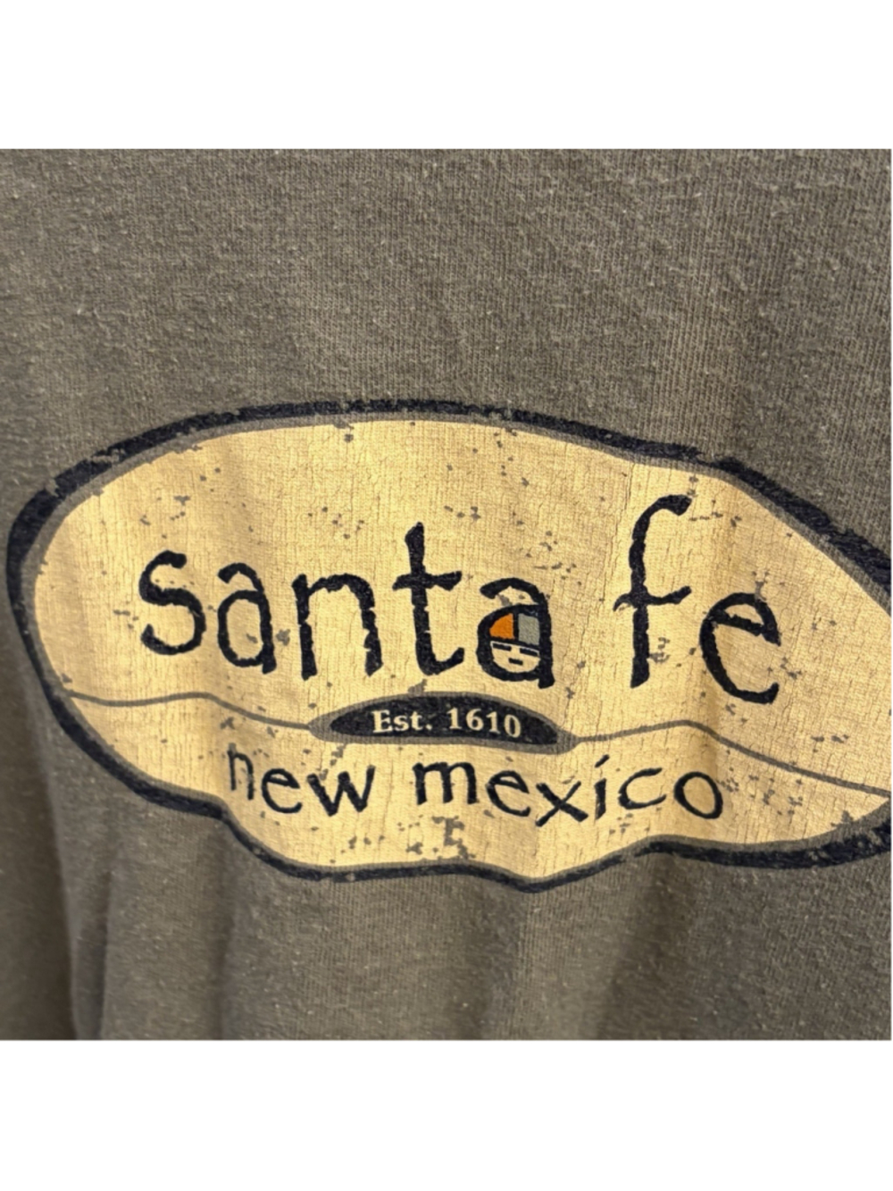 Santa Fe Vintage Graphic ALIKE Tee Shirt New Mexico, 1990s, Xl - Picture 3 of 5